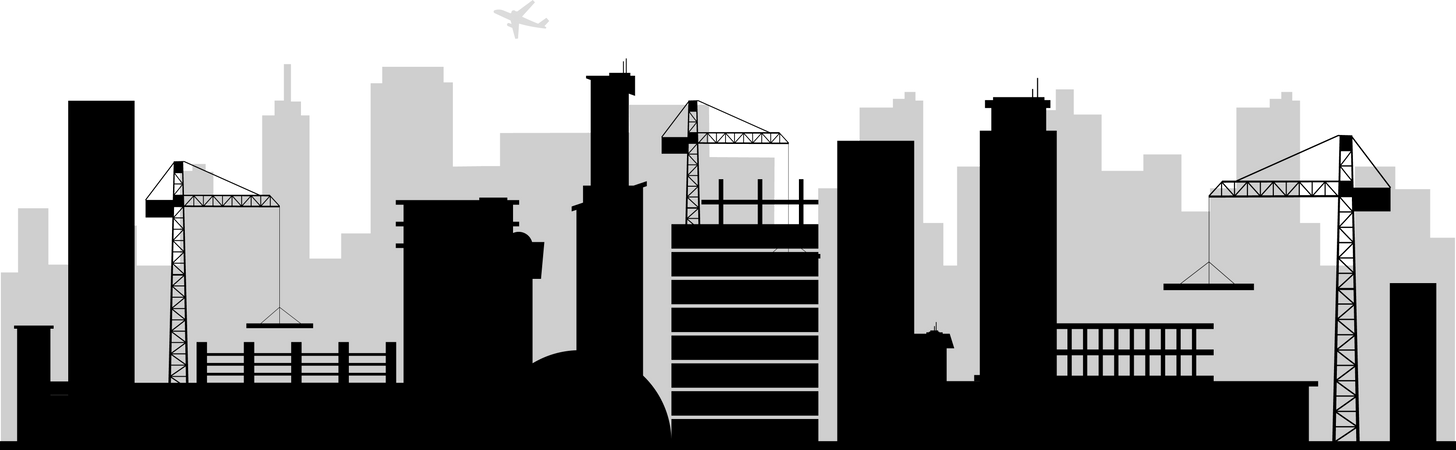 Chantier de construction  Illustration