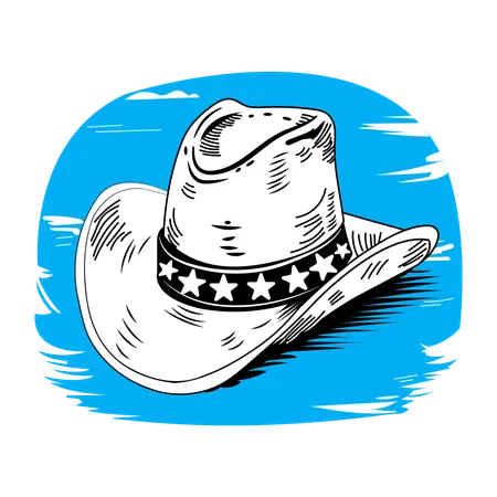 Chapeau de cowboy  Illustration