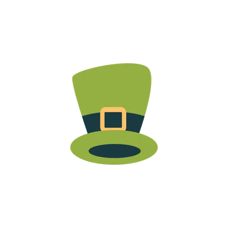 Chapeau de lutin vert  Illustration