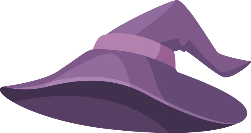 Chapéu de bruxa  Ilustração