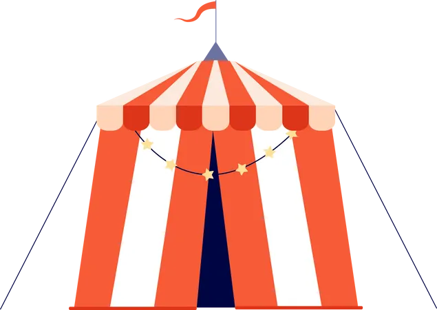Chapiteau de cirque  Illustration
