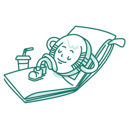 Character Of Coin Lying On Purse  Illustration