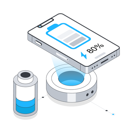 Chargeur sans fil  Illustration