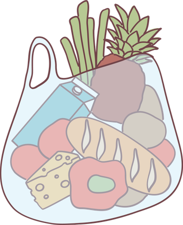 Chariot à légumes  Illustration