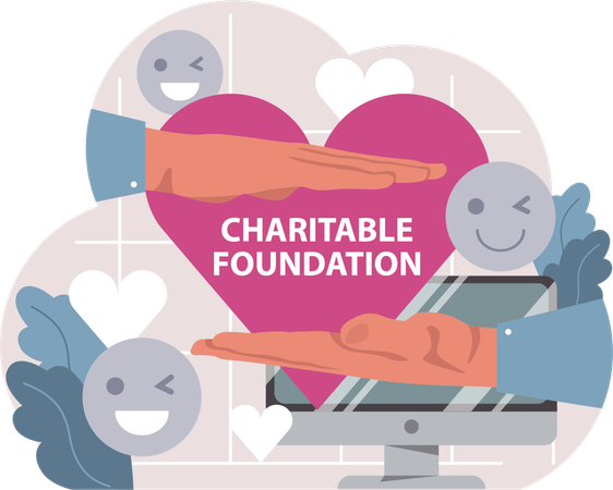 Charitable foundation  Illustration