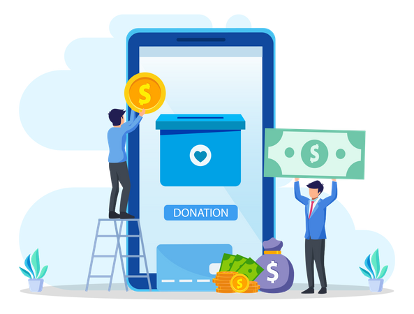 Charitable Giving  일러스트레이션