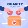 illustrations for donate money