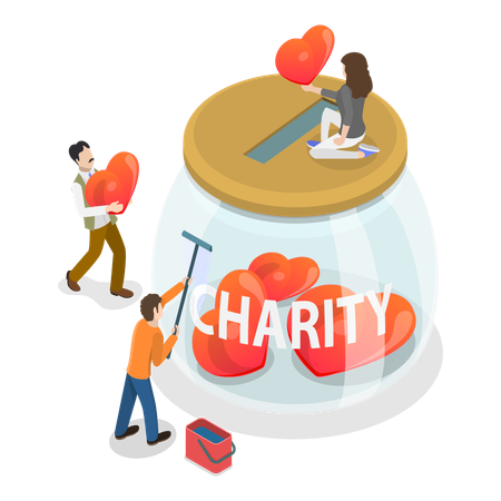 Charity Services  Illustration