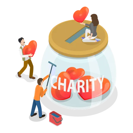 Charity Services  Illustration