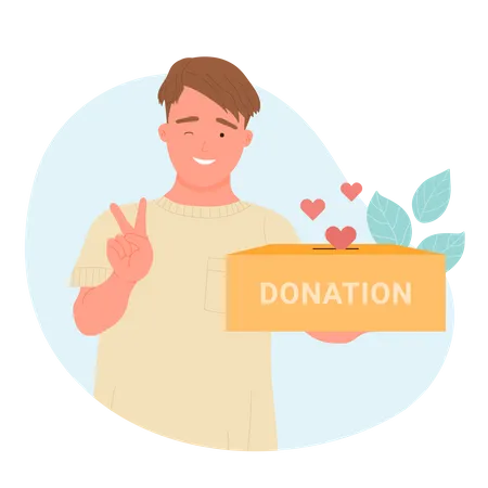 Charity Support  Illustration