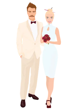 Beau couple  Illustration