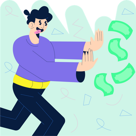 Chasing Money  Illustration