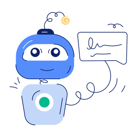 Robot de chat  Ilustración