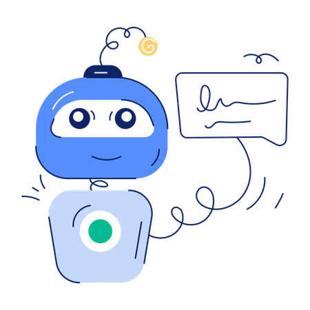 Robot de chat  Ilustración