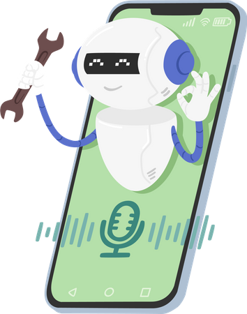 Chat Bot  Illustration