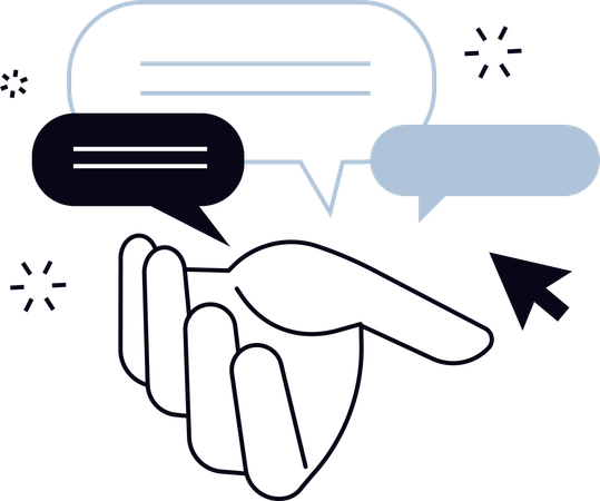 Chat bot  Illustration
