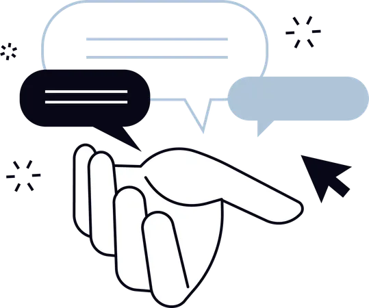 Chat bot  Illustration