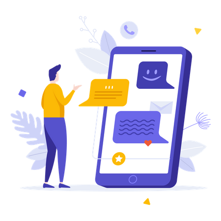 Chat bot  Illustration