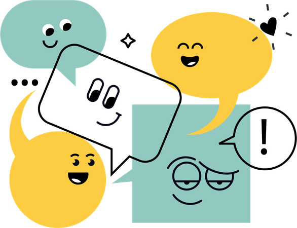 Chat bubble  Illustration