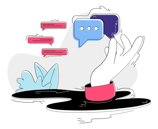 Chat bubble  Illustration