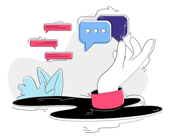 Chat bubble  Illustration