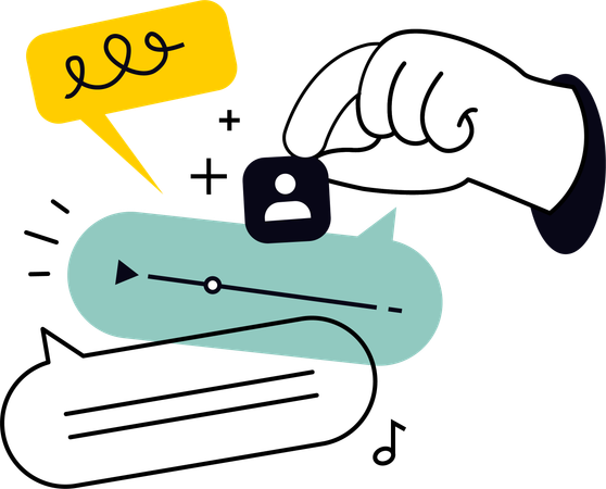 Chat message  Illustration