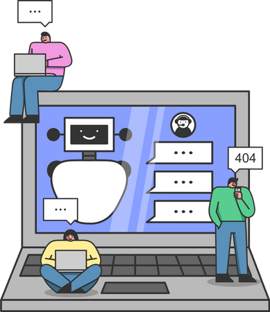 Chatbot  Illustration