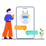 illustrations of chatbot