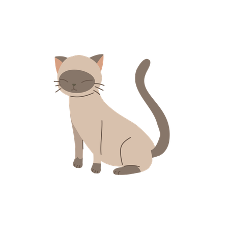 Chaton mignon  Illustration