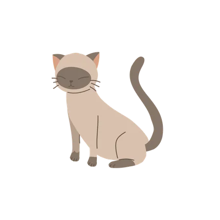 Chaton mignon  Illustration