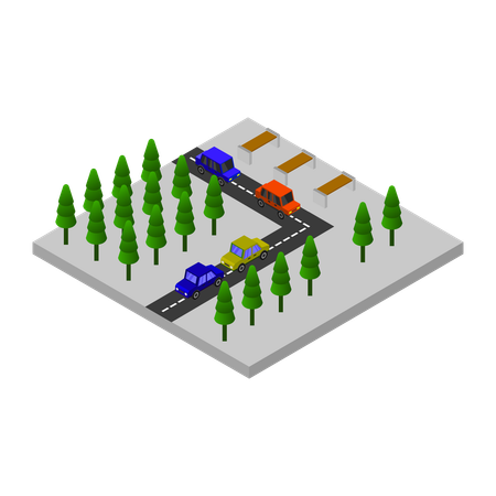 Chaussée  Illustration