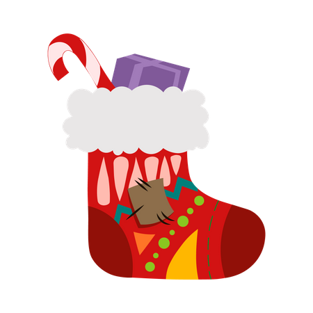 Chaussettes de Noël  Illustration
