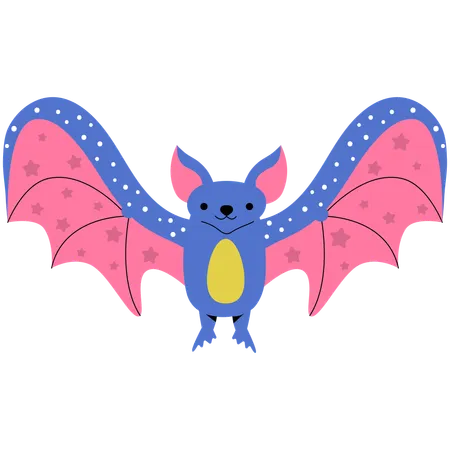 Chauve-souris d'Halloween  Illustration