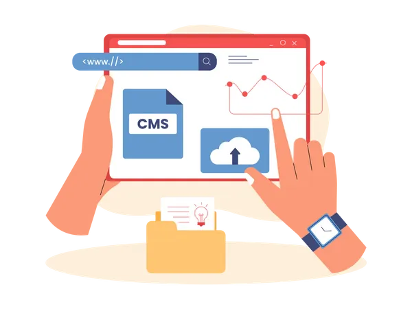 Check CMS analysis and upload cms file  Illustration