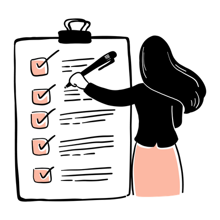 Check List  Illustration