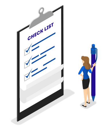 Check List  Illustration