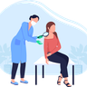 illustrations of skin checkup