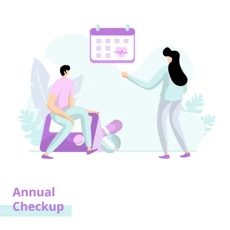 Check-up Anual  Ilustração