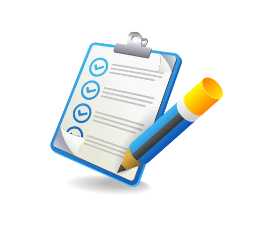 Checklist analyst  Illustration