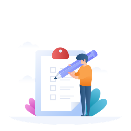 Checklist  Illustration