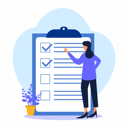 Checklist  Illustration