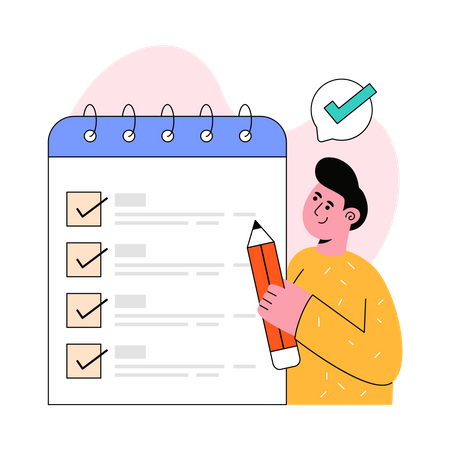 Checklist Illustration
