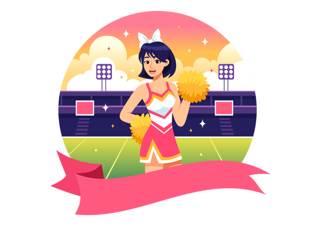 Cheer Dance  Illustration