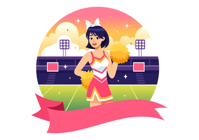 Cheer Dance  Illustration