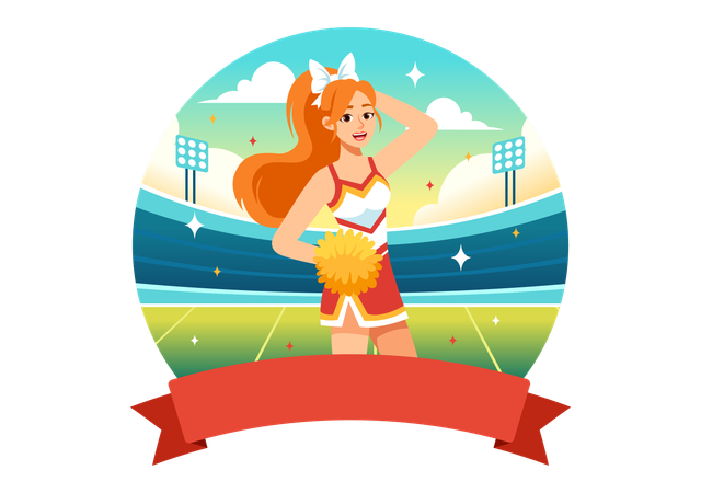 Cheer Team  Illustration