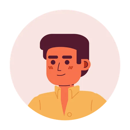 Cheerful young adult man  Illustration