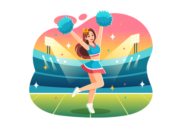 Cheerleader Outfit  Illustration