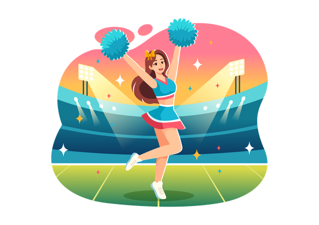 Cheerleader Outfit  Illustration