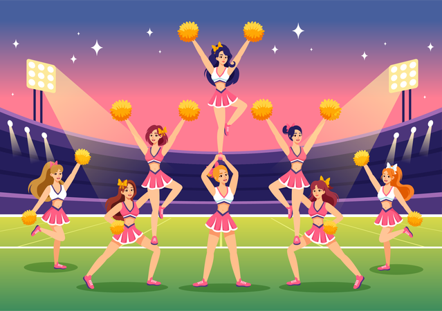 Cheerleader Uniform  Illustration