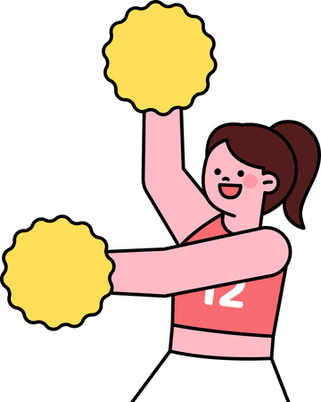 Cheerleaders  Illustration